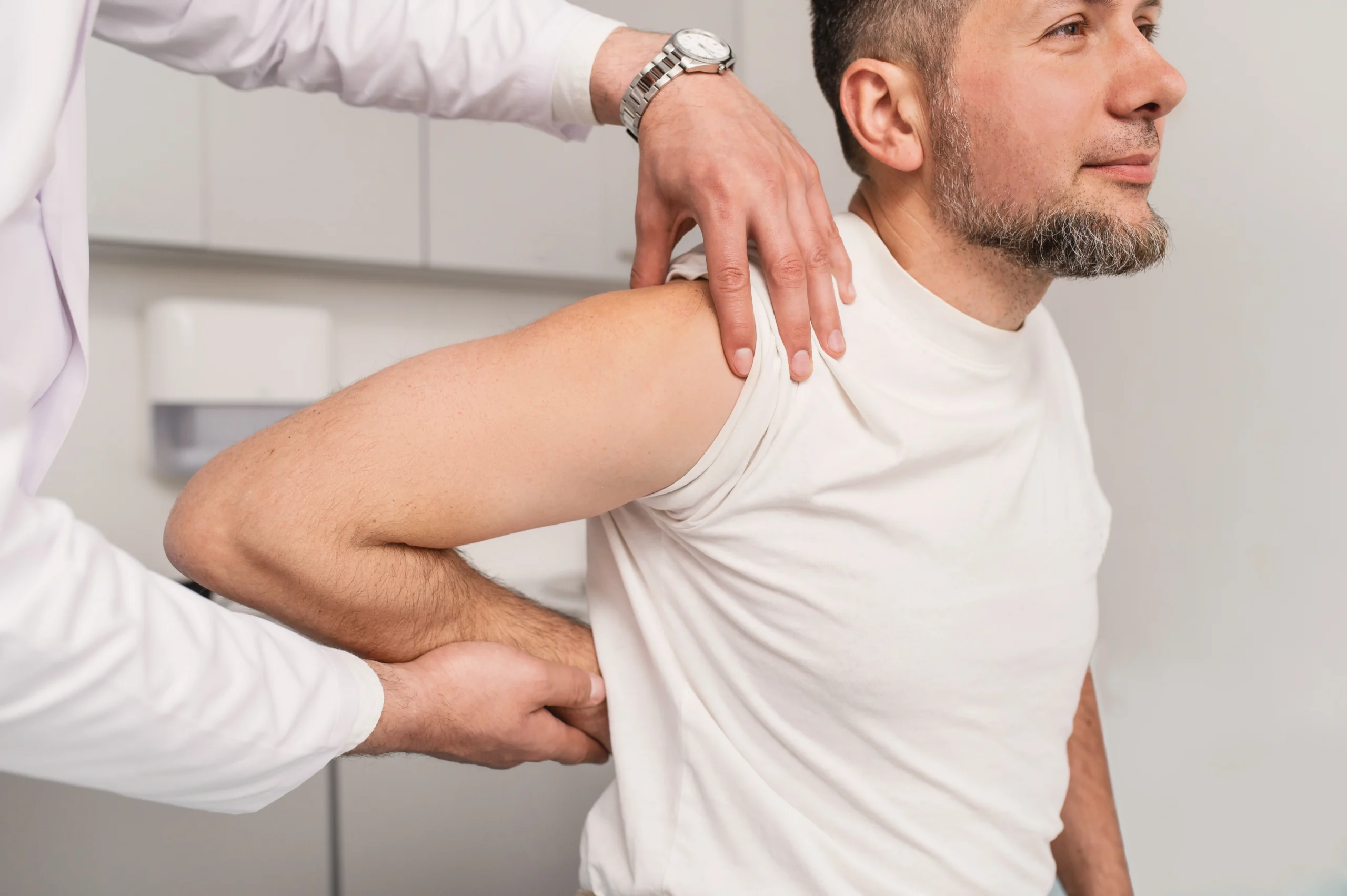 Someone who ignored a rotator cuff tear